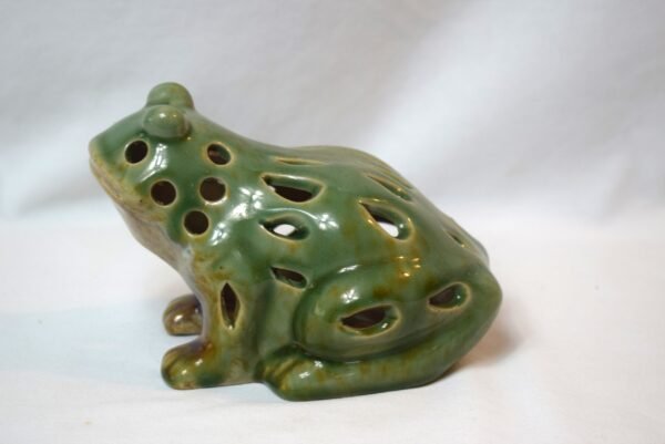 VTG Porcelain Frog Tealight Candleholder or Flower Frog Frog - Image 4