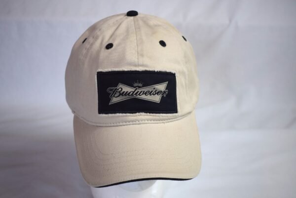 New Without Tags Budweiser Logo Khaki Ball Cap Hat