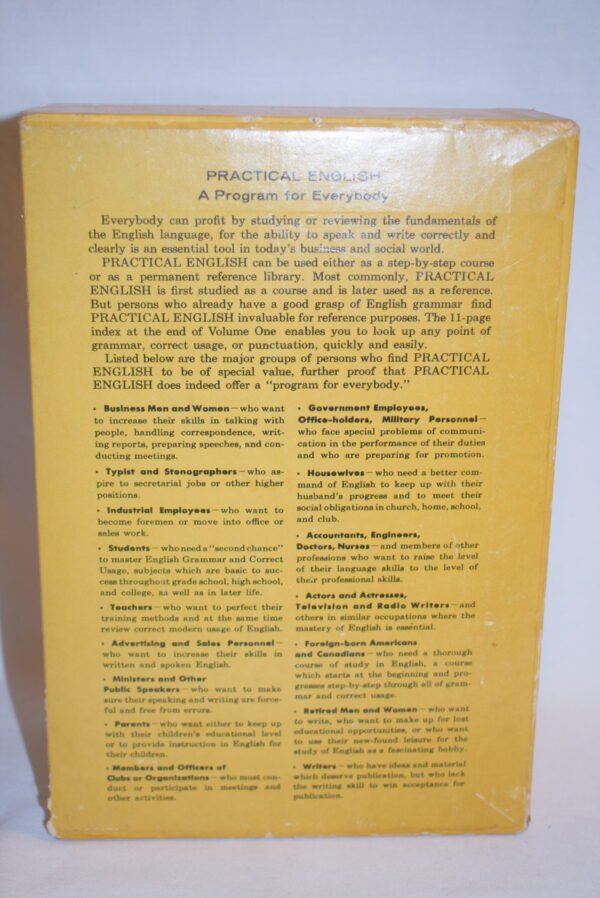 Vintage 1965 Practical English Program Course 2 Volume Set in Original Box - Image 3