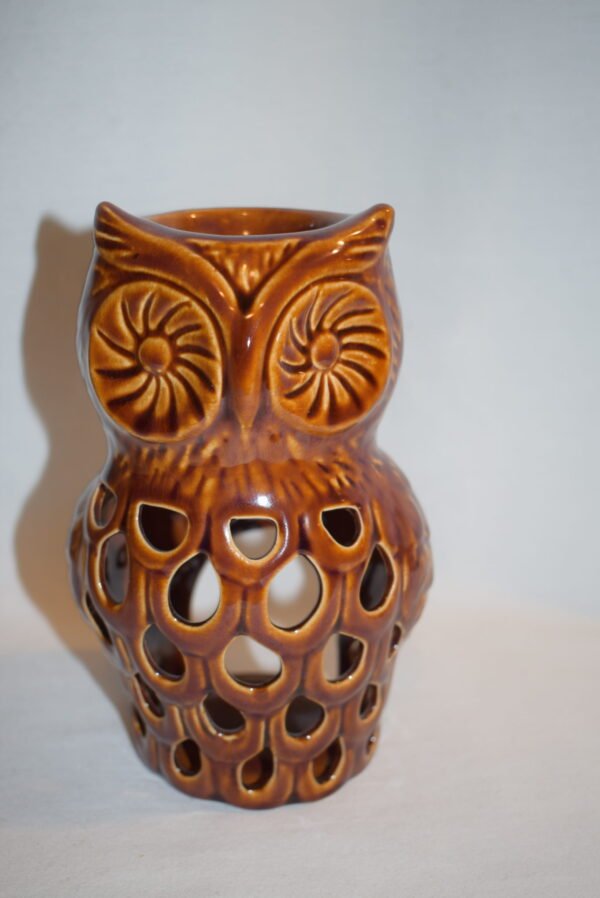 Pier 1 Porcelain Owl Wax Oil Warmer EUC