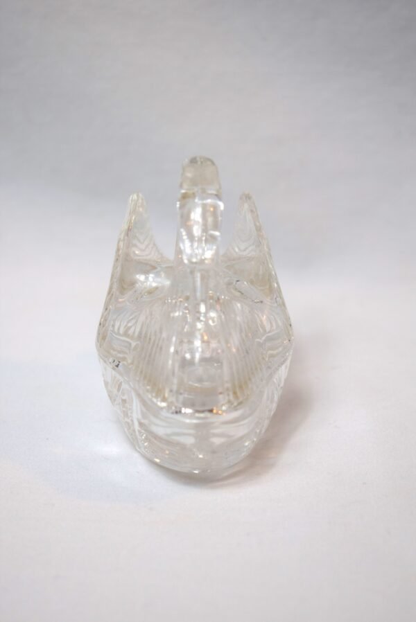 VTG Crystal Swan Bird on Nest Trinket Dish - Image 2