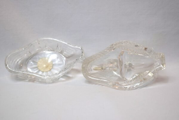 VTG Crystal Swan Bird on Nest Trinket Dish - Image 5