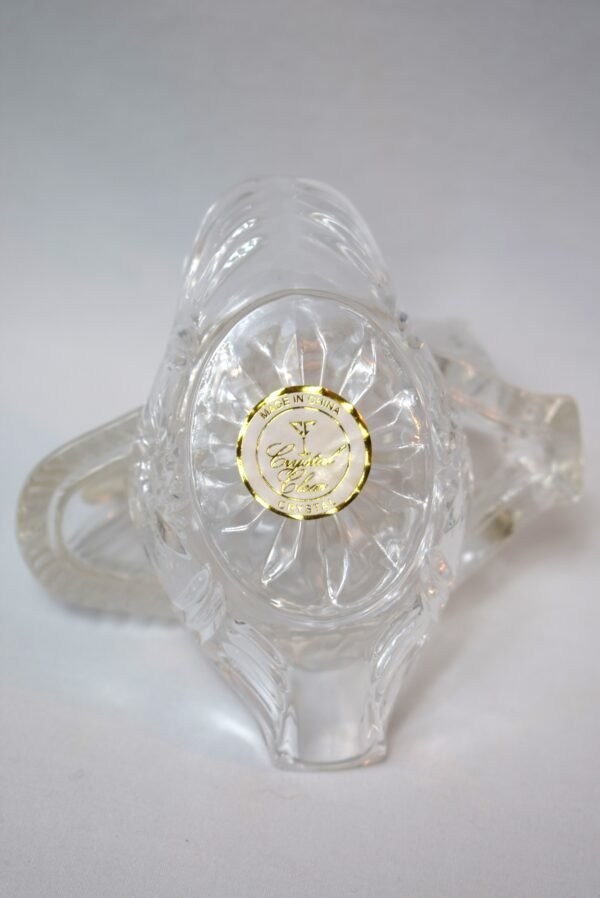 VTG Crystal Swan Bird on Nest Trinket Dish - Image 6