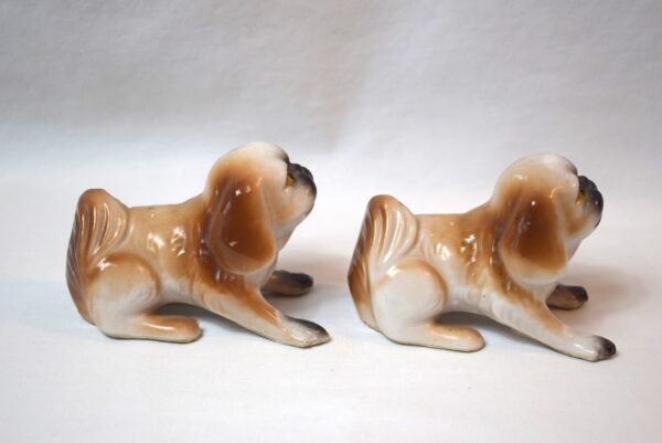 Vintage Pair Made In Japan Pug Dog Figures - Image 5