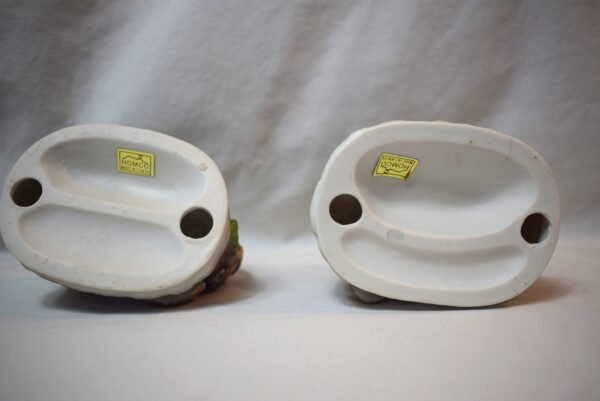 Vintage Home Interiors Pair Owl On Branch With Babies Figurines - Image 5