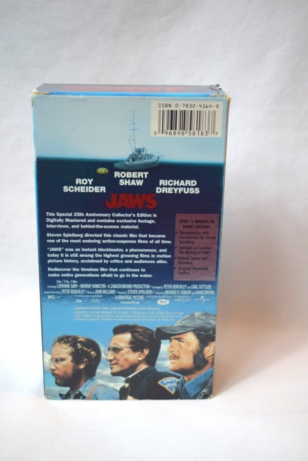 Jaws Anniversary Collectors 2 Tape Edition Vintage Universal Studios - Image 3