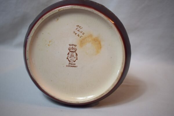 Antique 9 Inch Royal Bonn Franz Mehlem Germany Hand Painted Rosed Vase - Image 6