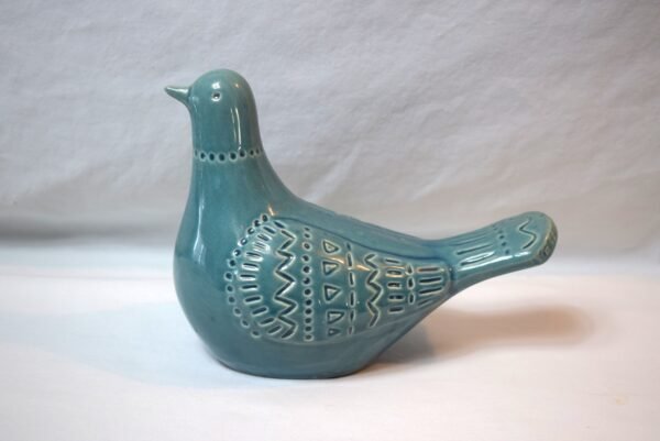 Sagebrook Home Blue Dove Bird Figurine