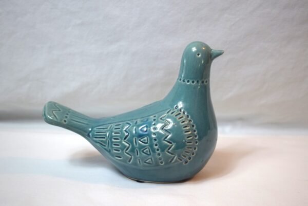 Sagebrook Home Blue Dove Bird Figurine - Image 3