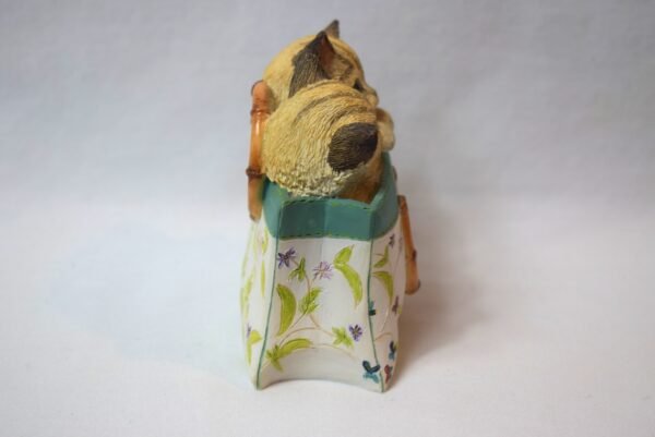 2005 Lenox  A Tote For Two Kitty Cats Kittens Figurine - Image 2