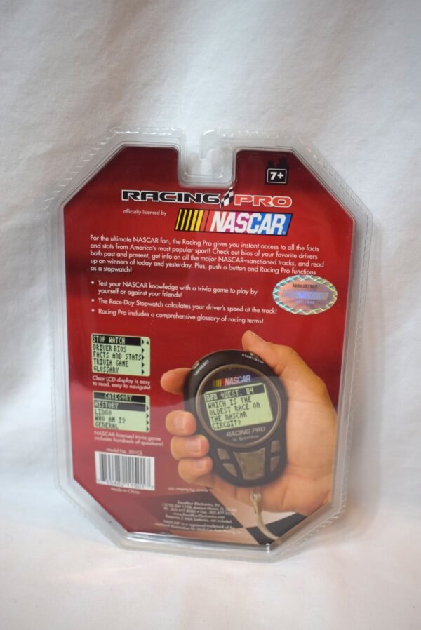NIP Excalibur Nascar Racing Pro Trivia Game and Stats and Race Day Stop Watch - Image 2