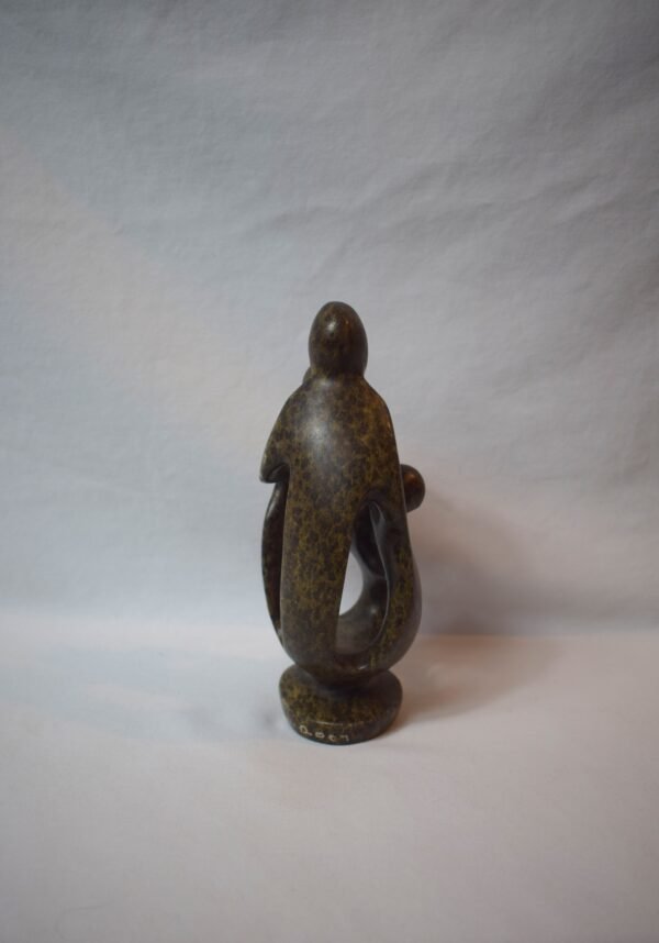 2007 Signed Peter Rujuwa Shona Family of 4 Carved Stone Sculpture - Image 6