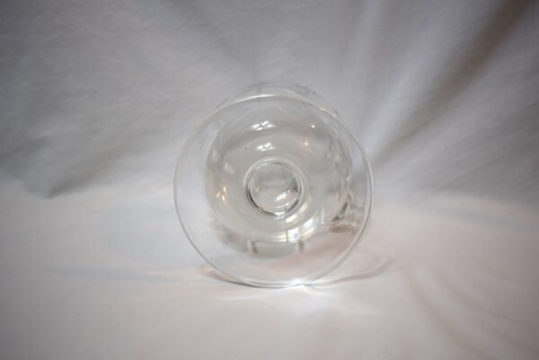 Vintage Block Crystal Footed Cut Glass Star Burst Pitcher - Image 5