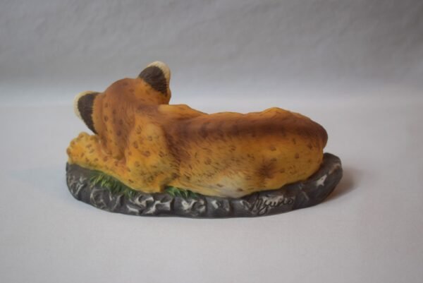1985 Home Interiors Homco Lion Cub and Turtle Figure - Image 3