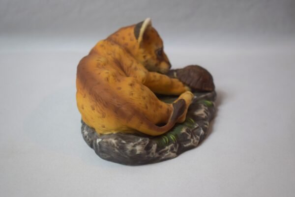 1985 Home Interiors Homco Lion Cub and Turtle Figure - Image 4