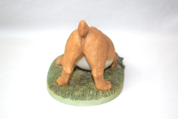 1985 Home Interiors Homco Bulldog with Sunflowers Figure - Image 2