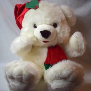 Vintage 2001 JC Penney Holiday Collection Christmas Teddy Bear 24 Inches