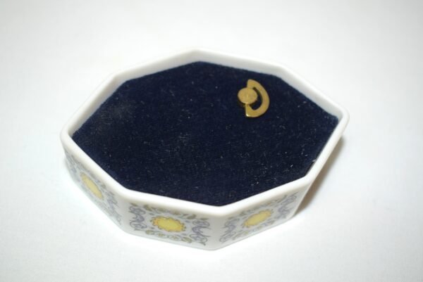 Vintage 1983 Franklin Porcelain Kate Lloyd Jones Night And Day Music Box - Image 2