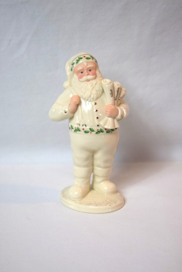 2008 Lenox Santa's List Christmas Santa Figurine