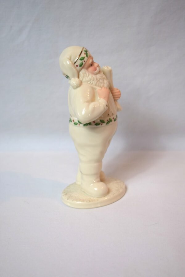 2008 Lenox Santa's List Christmas Santa Figurine - Image 2