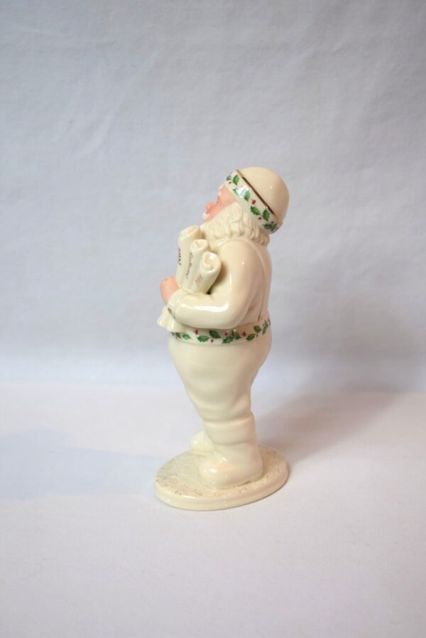 2008 Lenox Santa's List Christmas Santa Figurine - Image 4