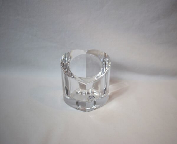 Royal Limited Lead Crystal Heart Candleholder From Czech Republic