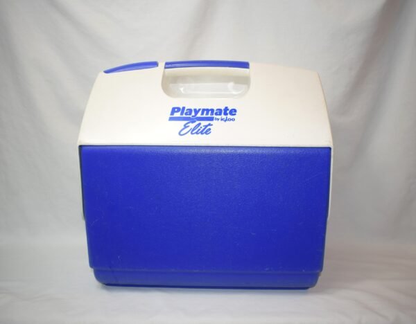Vintage Igloo Playmate Elite Cooler Blue 16 QT Holds A Whole Case