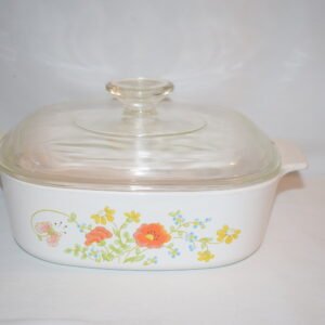 Vintage Corning Ware 2 Qt Covered Wildflower Casserole Dish B2B