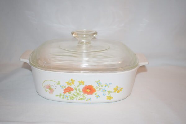 Vintage Corning Ware 2 Qt Covered Wildflower Casserole Dish B2B