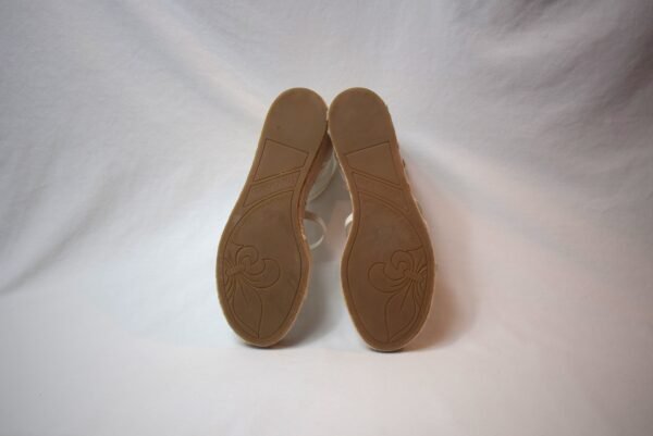 New Franco Sarto Pana Espadrille Wedge Sandals White Size 8.5M No Tags No Box - Image 5