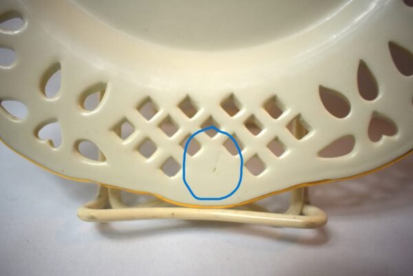 Vintage Formalities By Baum Bros Victorian Roses Round Reticulated Platter - Image 3