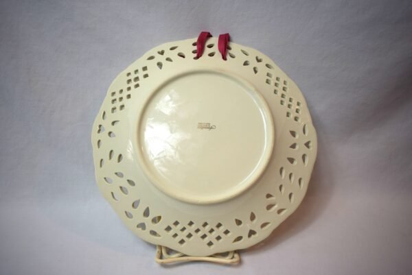 Vintage Formalities By Baum Bros Victorian Roses Round Reticulated Platter - Image 2