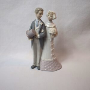 Vintage Lladro Wedding Day Couple Figurine #4808 No Box Keepsake
