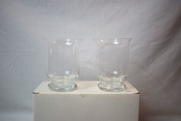 Vintage 2002 Princess House Pair Etched Glass Votives in Original Box - Image 3