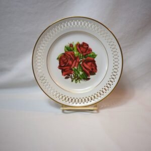 Vintage 1979 Danbury Mint 12 Roses Plate Mirandy Rose