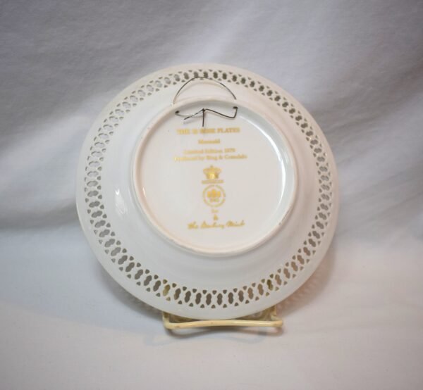 Vintage 1979 Danbury Mint 12 Roses Plate Mermaid Rose - Image 2