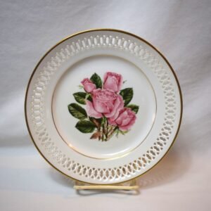 Vintage 1979 Danbury Mint 12 Roses Plate  Queen Elizabeth Rose