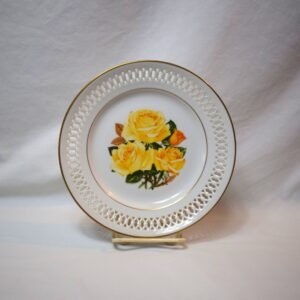 Vintage Danbury Mint 12 Roses Collector Plate  Peace Rose