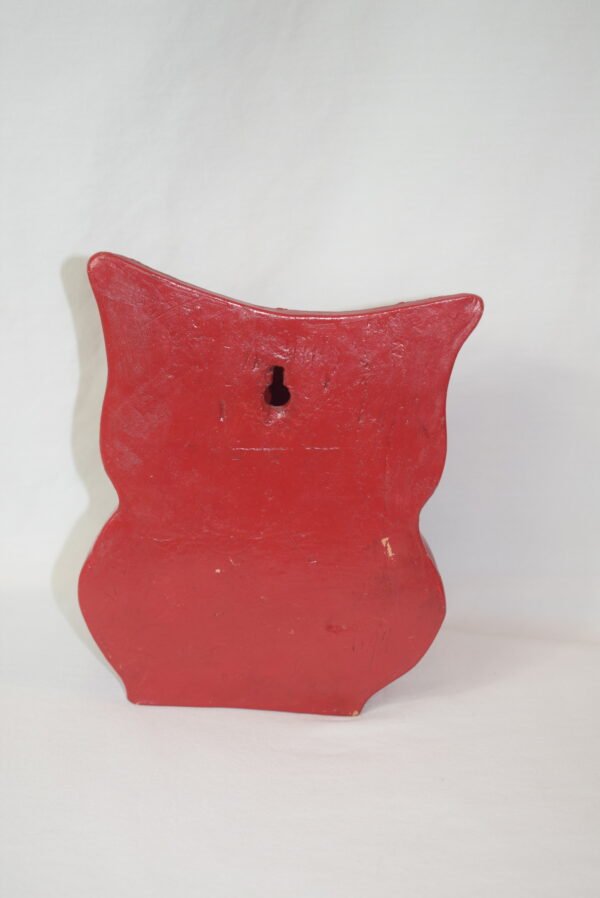 Ten Thousand Villages Red Owl Wall Pocket Sconce From Napal - Image 3