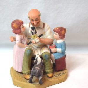 Vintage 1982 ICF Norman Rockwell The Toymaker Figurine Christmas Gift