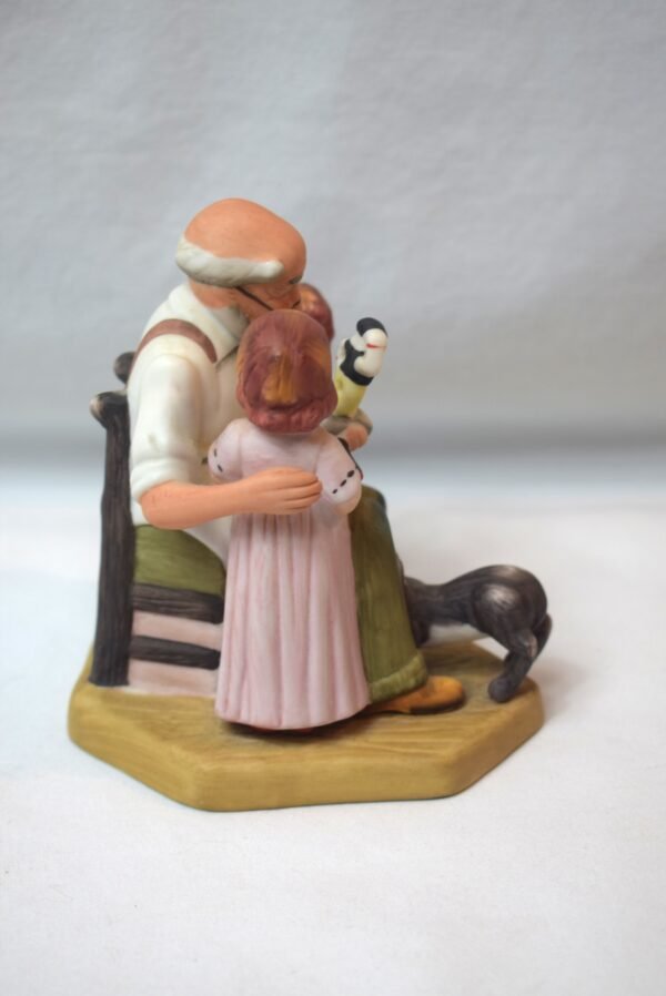 Vintage 1982 ICF Norman Rockwell The Toymaker Figurine Christmas Gift - Image 2