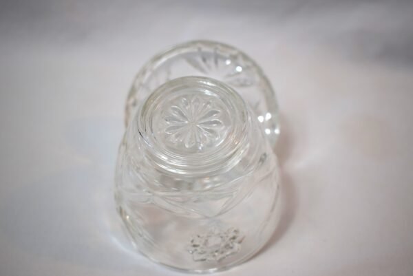 Vintage Anchor Hocking Star of David Covered Sugar Bowl Covered Trinket Dish - Image 6