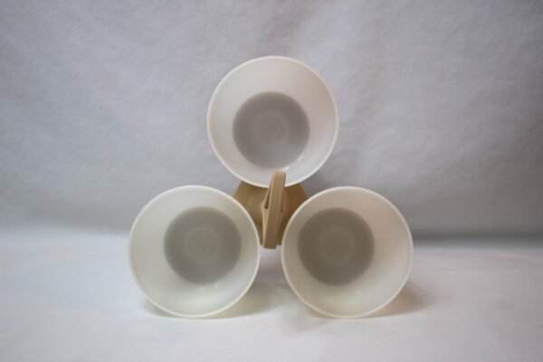 Vintage Tupperware Condiment Caddy with 3 Covered Bowls (i2) - Image 5