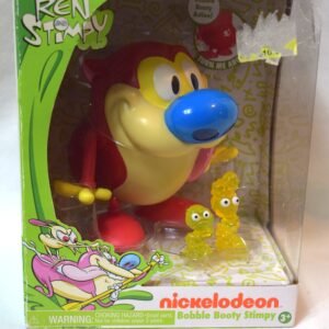 Vintage NIB 2017 Just Play  Ren & Stimpy Bobble Booty Stimpy Damaged Box Read