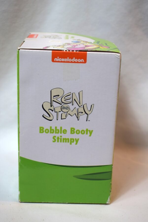 Vintage NIB 2017 Just Play  Ren & Stimpy Bobble Booty Stimpy Damaged Box Read - Image 4