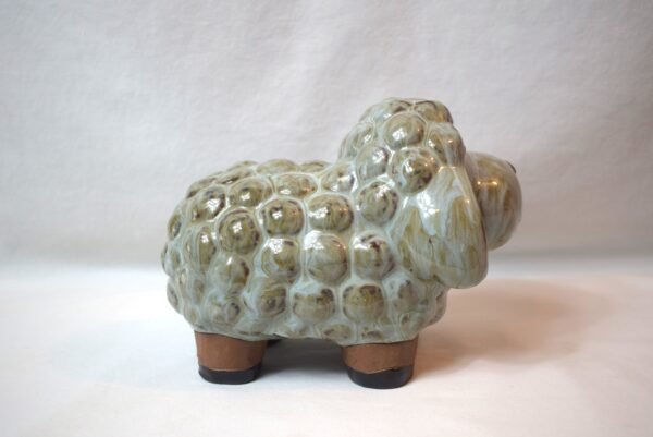 Cute Stoneware Sheep Figure   Look at that Face!! - Image 4
