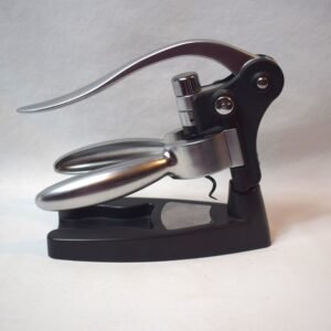 Heavy Duty Vertical Lever Style Wine Bottle Opener Countertop Corkscrew