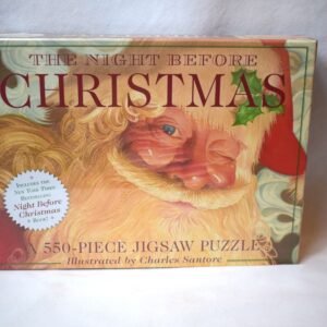 NIP The Night Before Christmas 550 Piece Jigsaw Puzzle with Mini Book