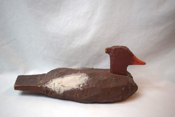 Vintage Carved Wooden Painted Duck Decoy Primitive Rustic - Image 2