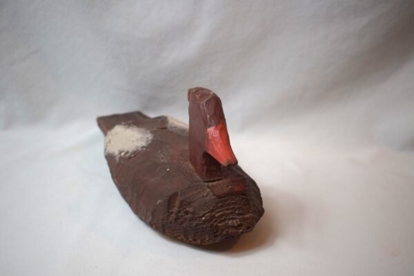 Vintage Carved Wooden Painted Duck Decoy Primitive Rustic - Image 3